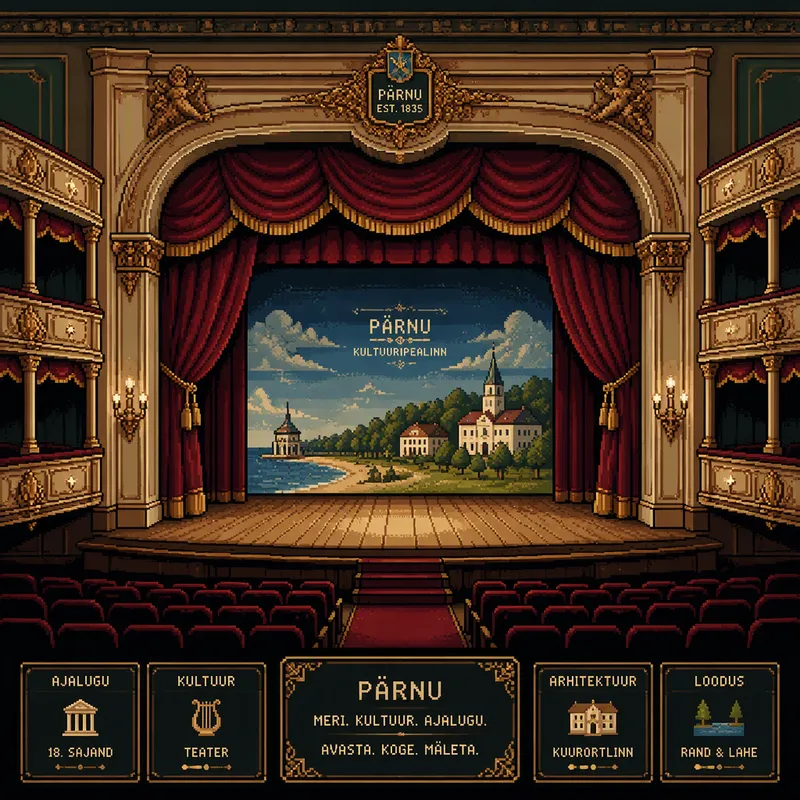 Endla-teatterin näyttämö ja katsomo