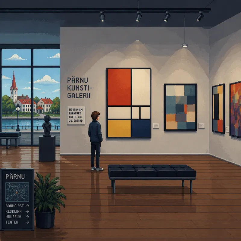 Taidenäyttely Pärnun taidemuseossa