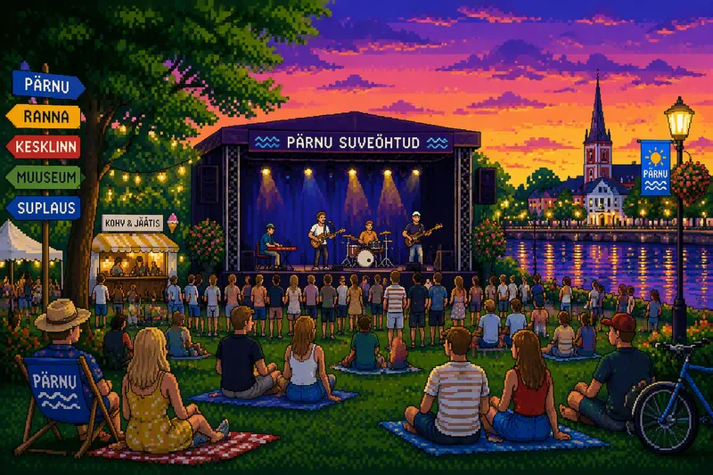 Musiikkifestivaali Pärnussa kesäisenä iltana Musiikkifestivaali Pärnussa kesäisenä iltana